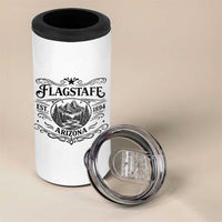 Vintage Flagstaff Landscape Adventure 4 in 1 Can Cooler Tumbler Arizona Gift