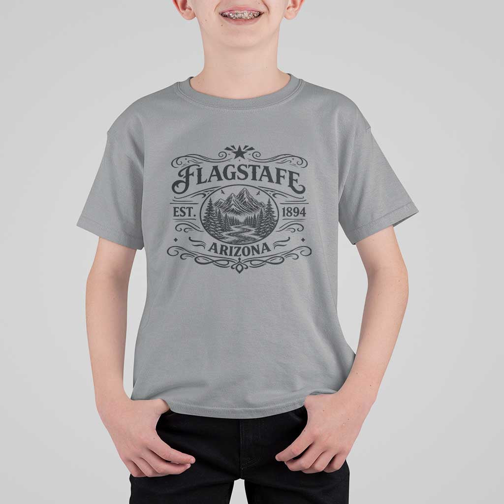 Vintage Flagstaff Landscape Adventure T Shirt For Kid Arizona Gift