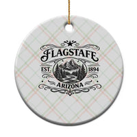Vintage Flagstaff Landscape Adventure Ceramic Ornament Arizona Gift