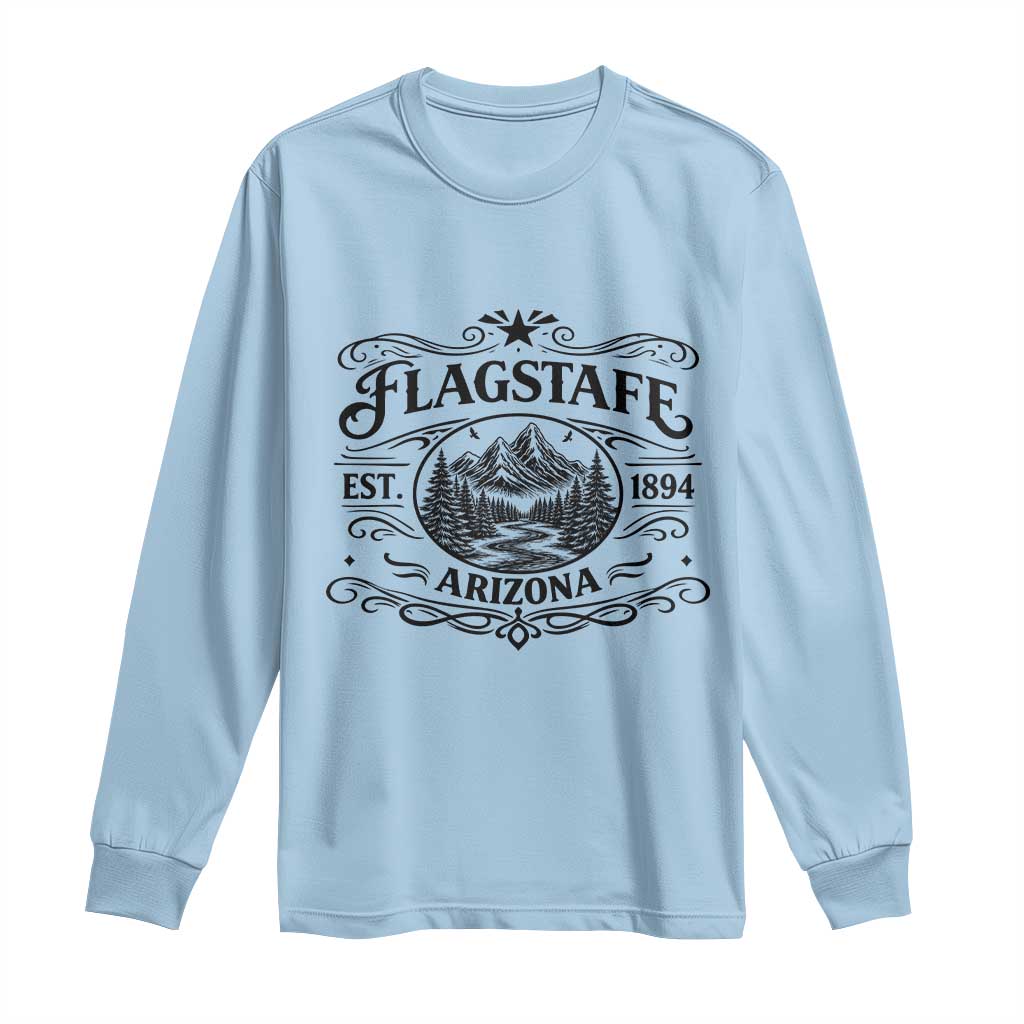 Vintage Flagstaff Landscape Adventure Long Sleeve Shirt Arizona Gift