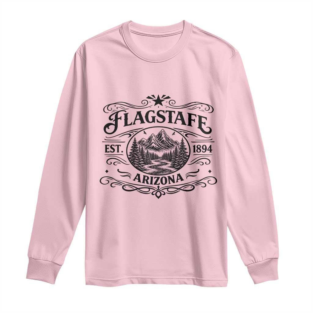 Vintage Flagstaff Landscape Adventure Long Sleeve Shirt Arizona Gift