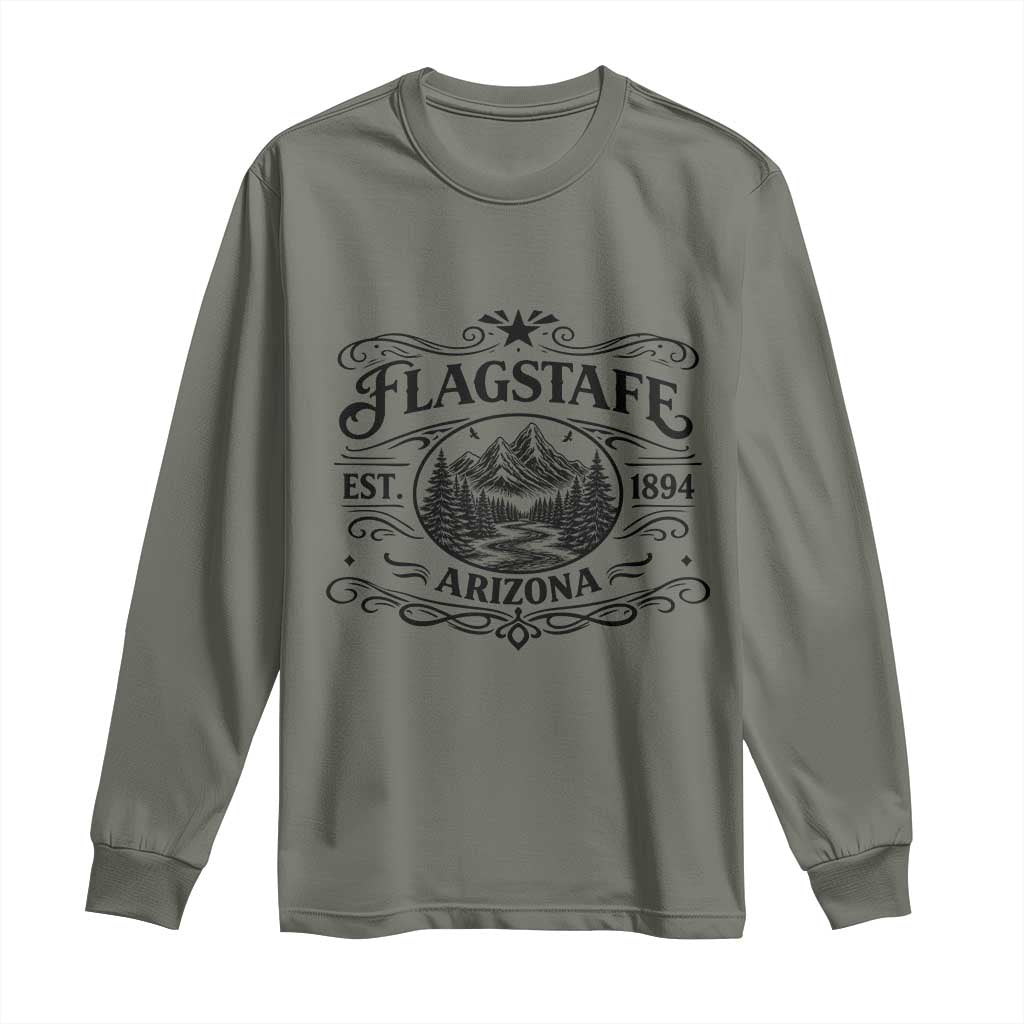 Vintage Flagstaff Landscape Adventure Long Sleeve Shirt Arizona Gift