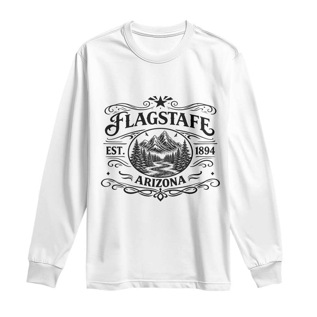 Vintage Flagstaff Landscape Adventure Long Sleeve Shirt Arizona Gift