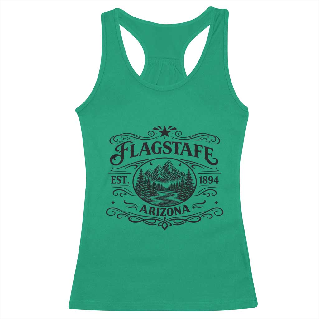 Vintage Flagstaff Landscape Adventure Racerback Tank Top Arizona Gift