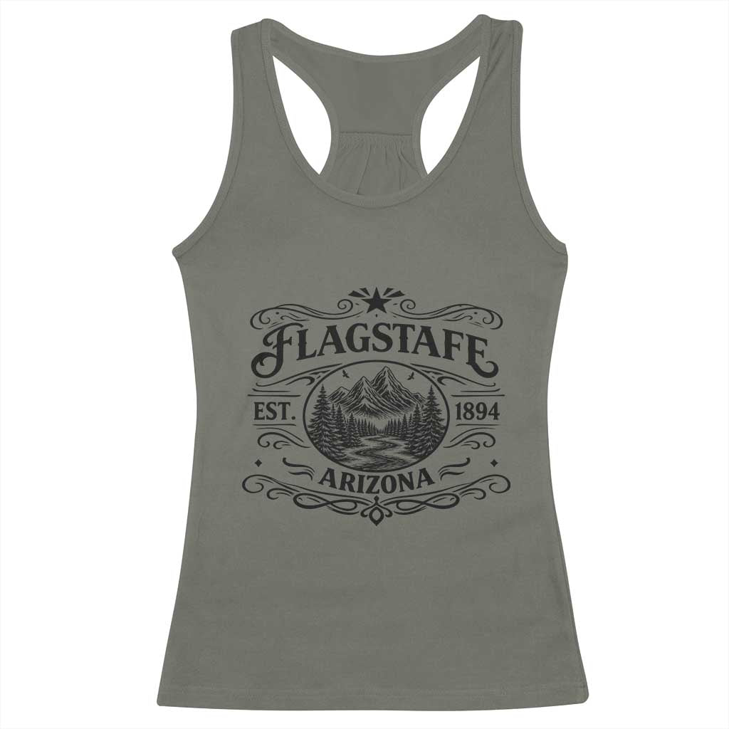 Vintage Flagstaff Landscape Adventure Racerback Tank Top Arizona Gift