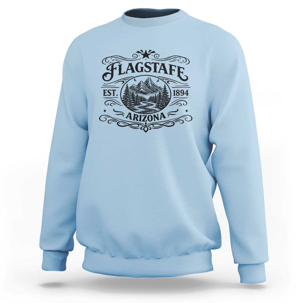 Vintage Flagstaff Landscape Adventure Sweatshirt Arizona Gift