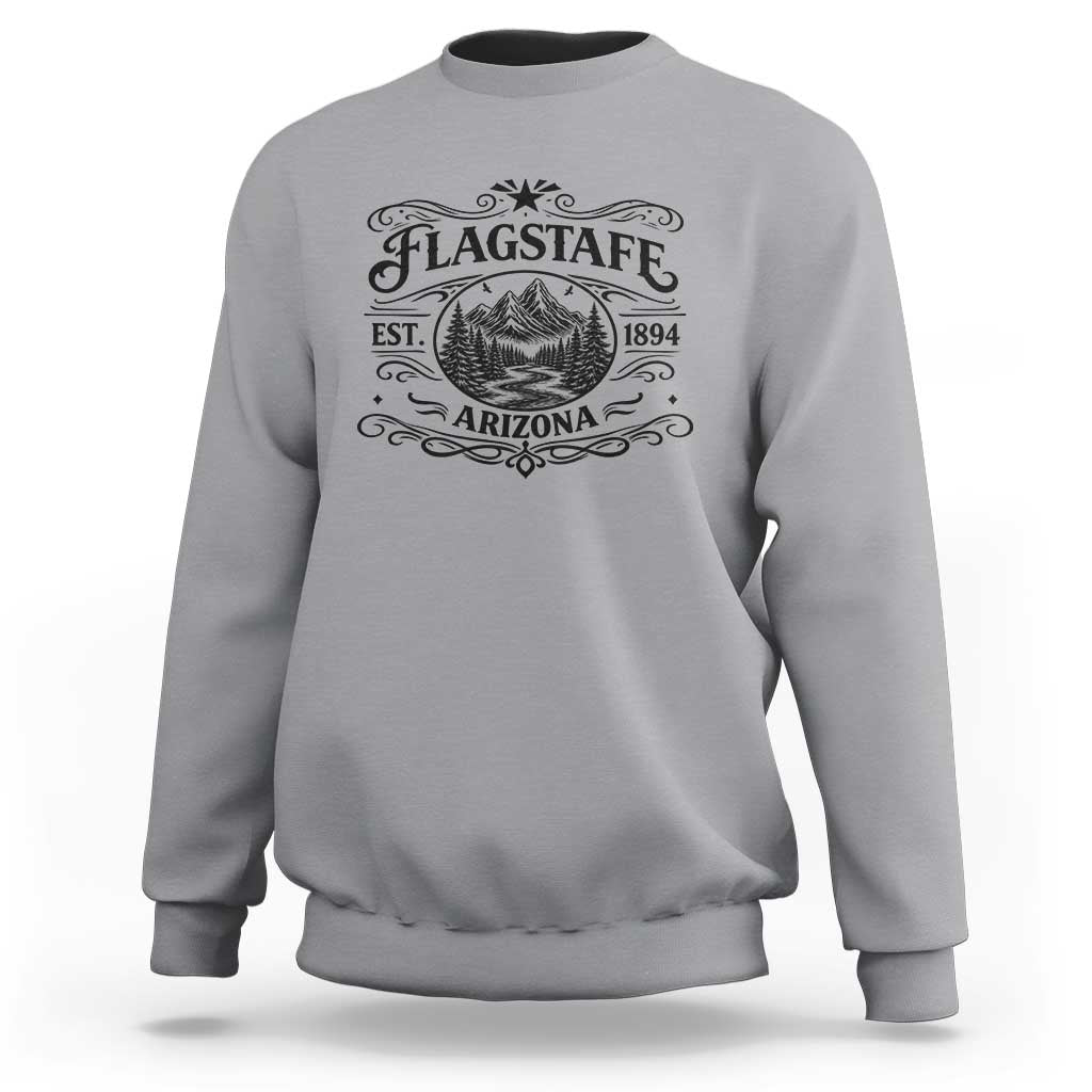 Vintage Flagstaff Landscape Adventure Sweatshirt Arizona Gift
