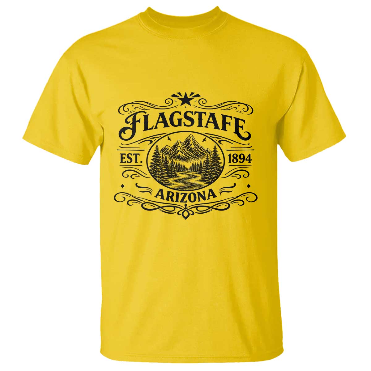 Vintage Flagstaff Landscape Adventure T Shirt Arizona Gift