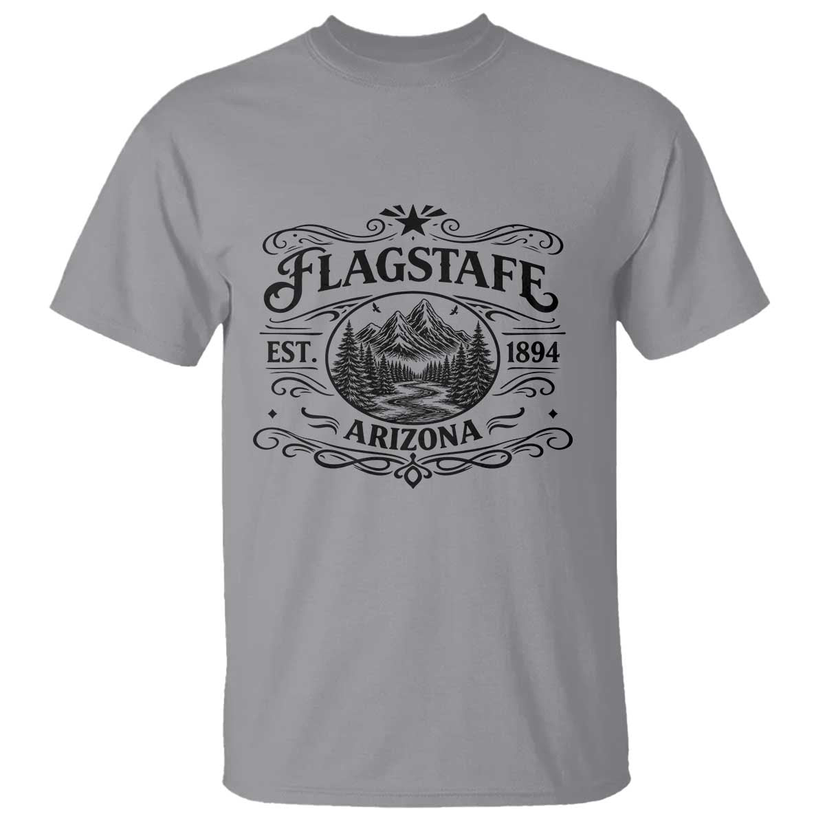 Vintage Flagstaff Landscape Adventure T Shirt Arizona Gift
