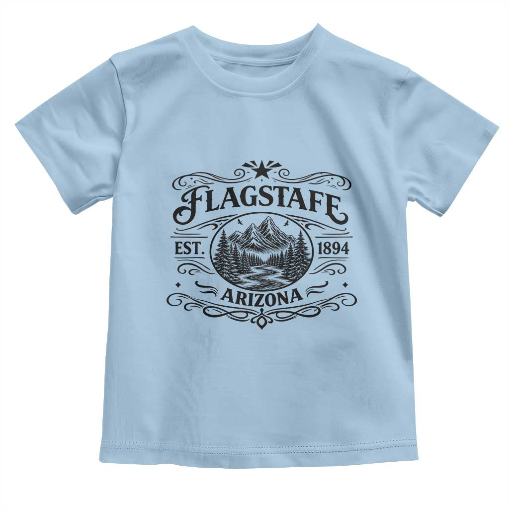 Vintage Flagstaff Landscape Adventure Toddler T Shirt Arizona Gift
