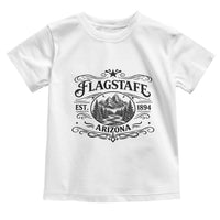 Vintage Flagstaff Landscape Adventure Toddler T Shirt Arizona Gift