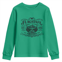 Vintage Flagstaff Landscape Adventure Youth Sweatshirt Arizona Gift