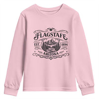 Vintage Flagstaff Landscape Adventure Youth Sweatshirt Arizona Gift