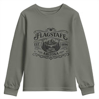 Vintage Flagstaff Landscape Adventure Youth Sweatshirt Arizona Gift