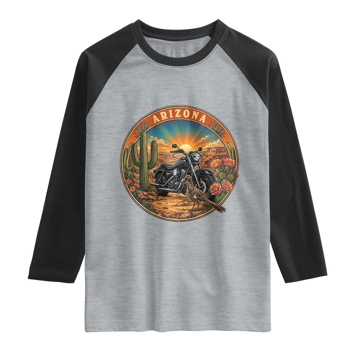 Arizona Pride Raglan Shirt Adventure Scenic Journey Southwest USA