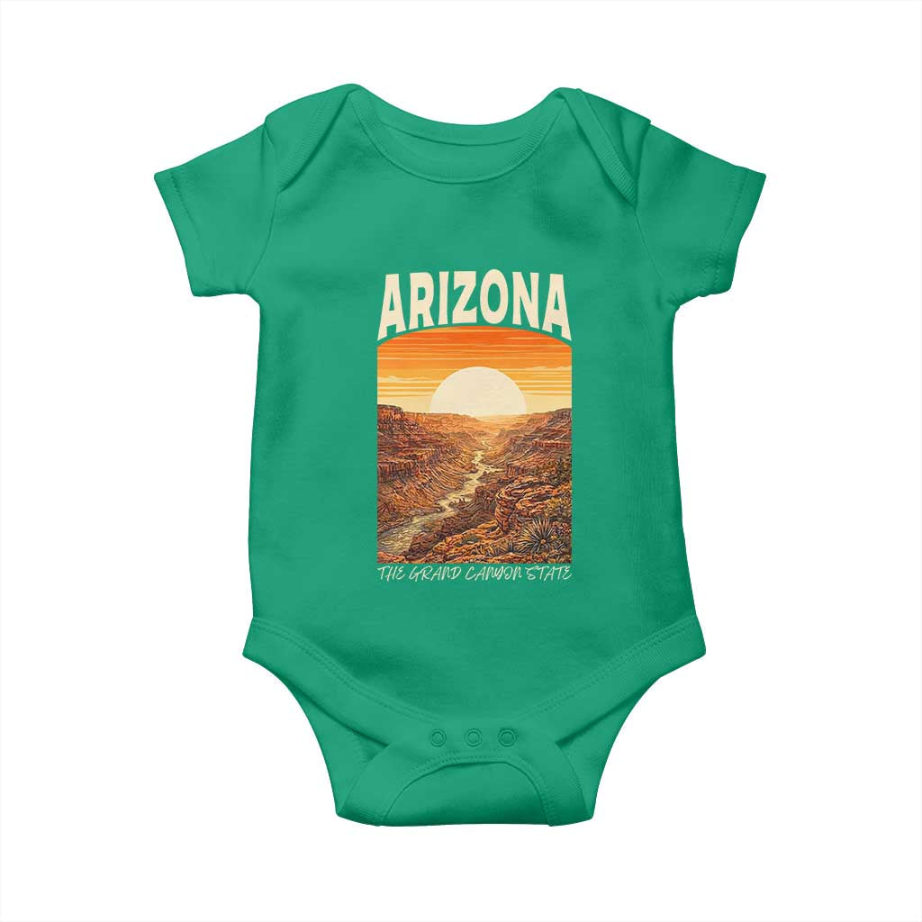 Arizona Souvenir Grand Canyon State Baby Onesie Saguaro Cactus Road Trip