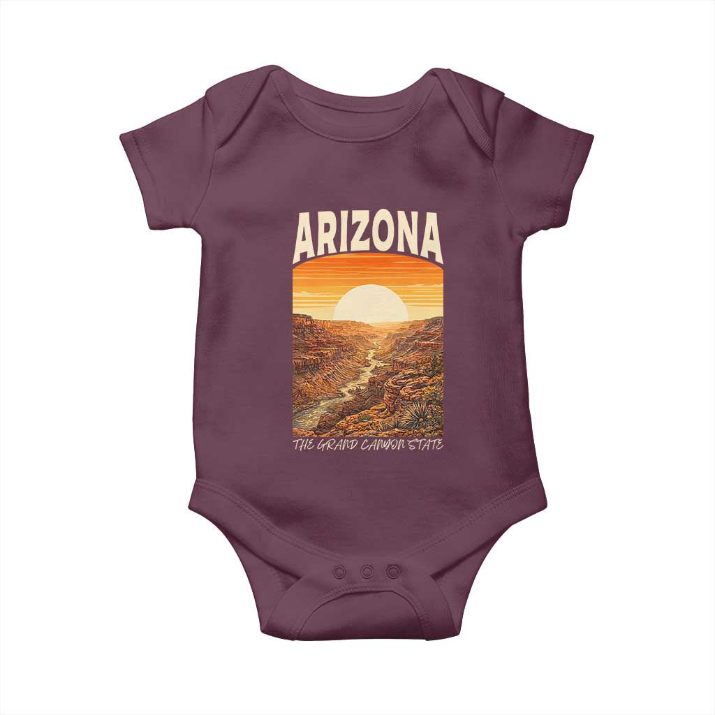 Arizona Souvenir Grand Canyon State Baby Onesie Saguaro Cactus Road Trip