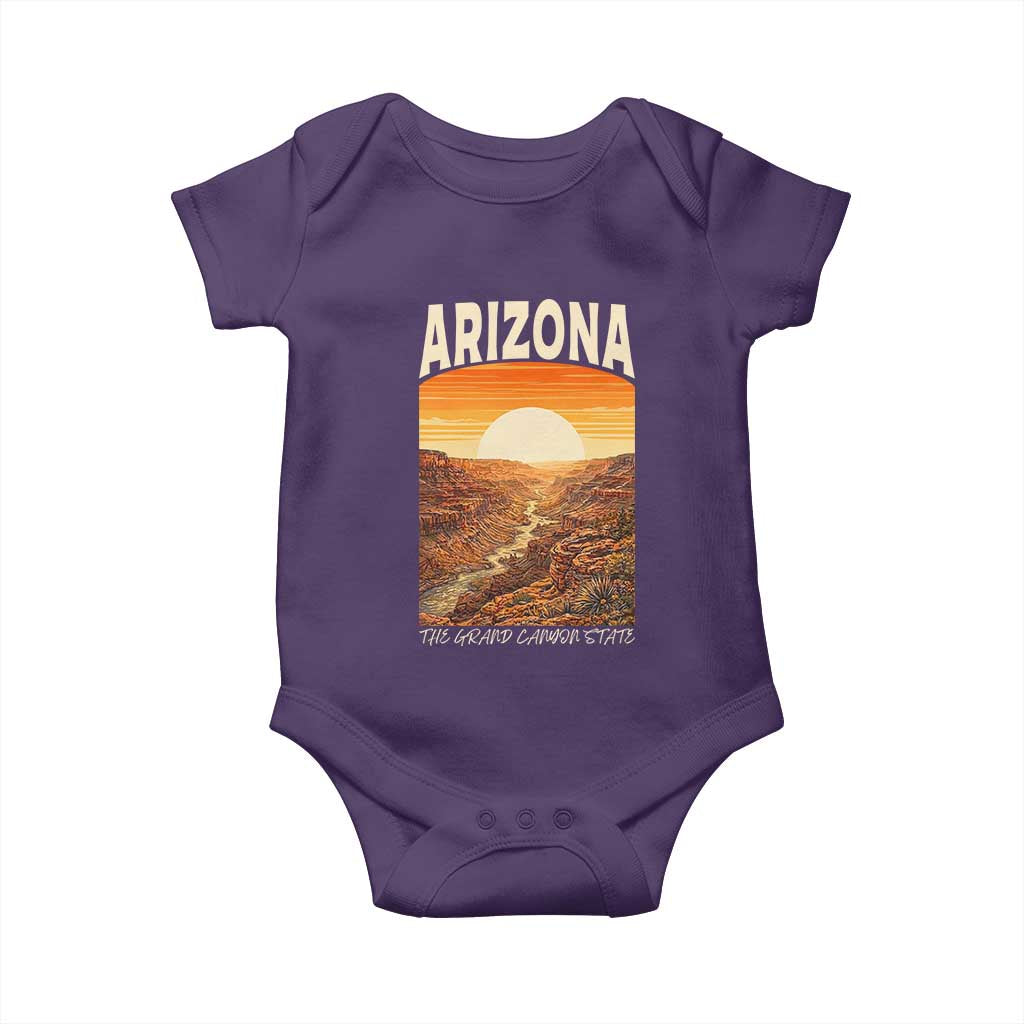 Arizona Souvenir Grand Canyon State Baby Onesie Saguaro Cactus Road Trip