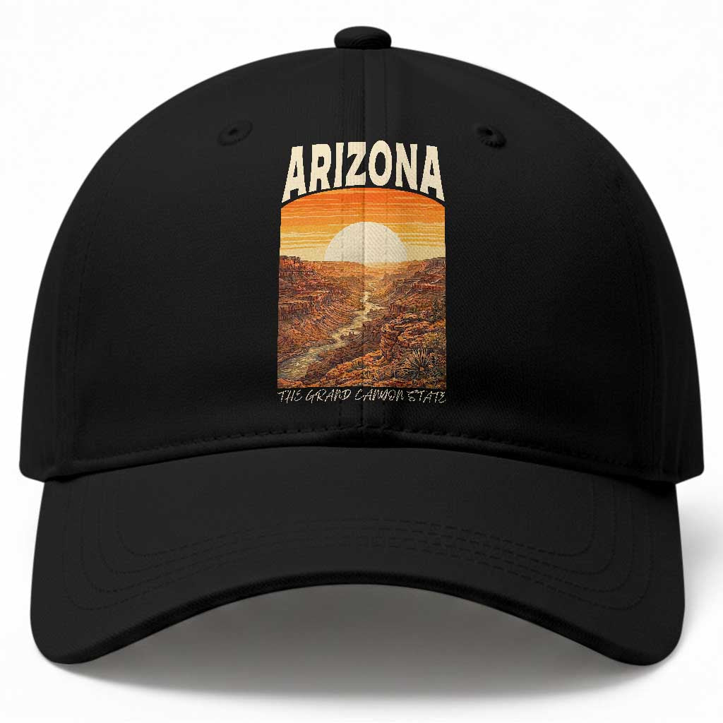 Arizona Souvenir Grand Canyon State Baseball Cap Saguaro Cactus Road Trip