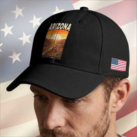 Arizona Souvenir Grand Canyon State Baseball Cap Saguaro Cactus Road Trip
