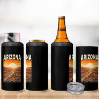 Arizona Souvenir Grand Canyon State 4 in 1 Can Cooler Tumbler Saguaro Cactus Road Trip
