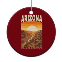 Arizona Souvenir Grand Canyon State Ceramic Ornament Saguaro Cactus Road Trip