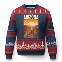 Arizona Souvenir Grand Canyon State Ugly Christmas Sweater Saguaro Cactus Road Trip