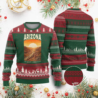 Arizona Souvenir Grand Canyon State Ugly Christmas Sweater Saguaro Cactus Road Trip