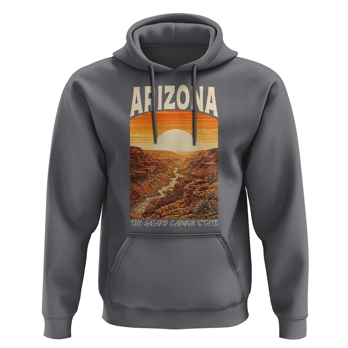 Arizona Souvenir Grand Canyon State Hoodie Saguaro Cactus Road Trip