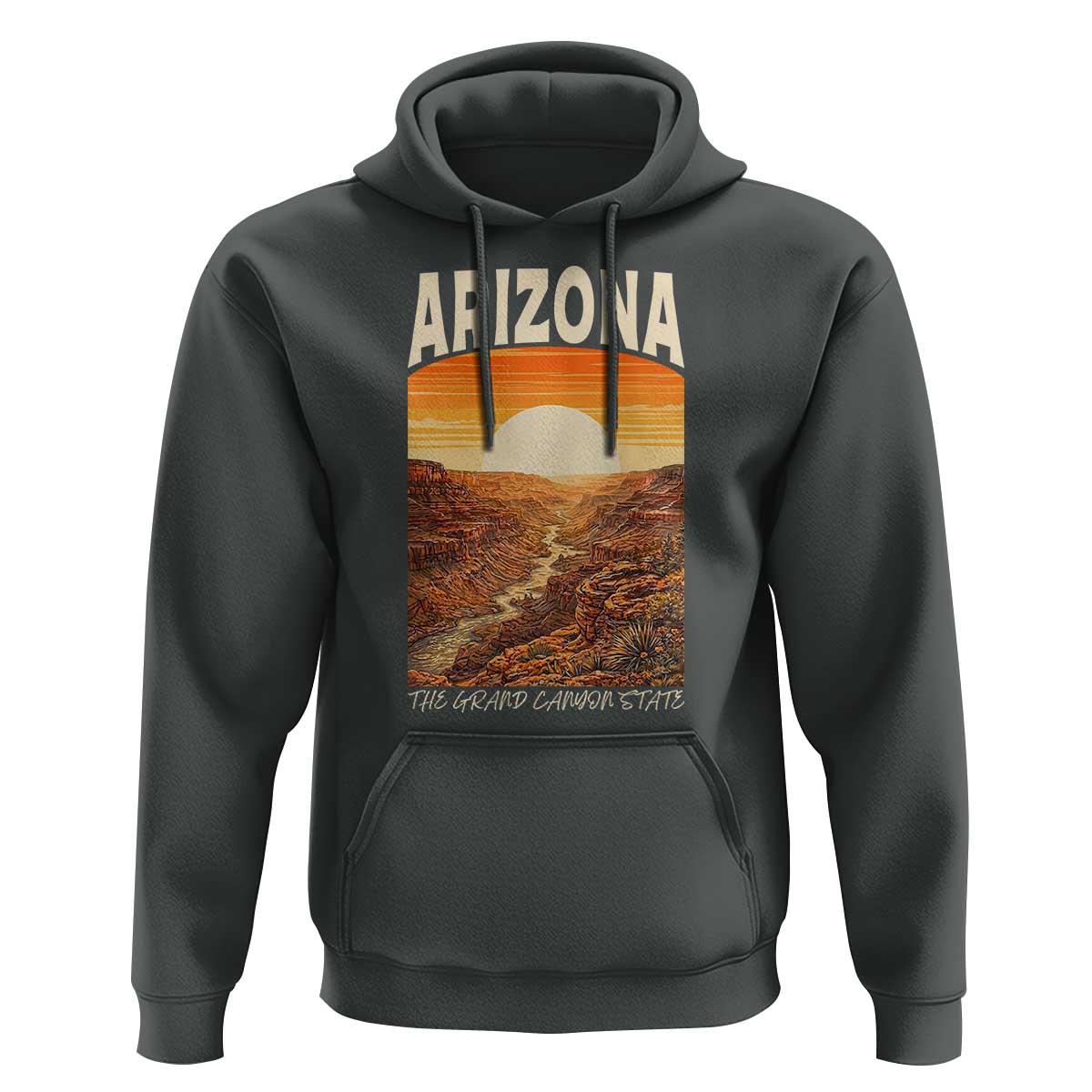 Arizona Souvenir Grand Canyon State Hoodie Saguaro Cactus Road Trip