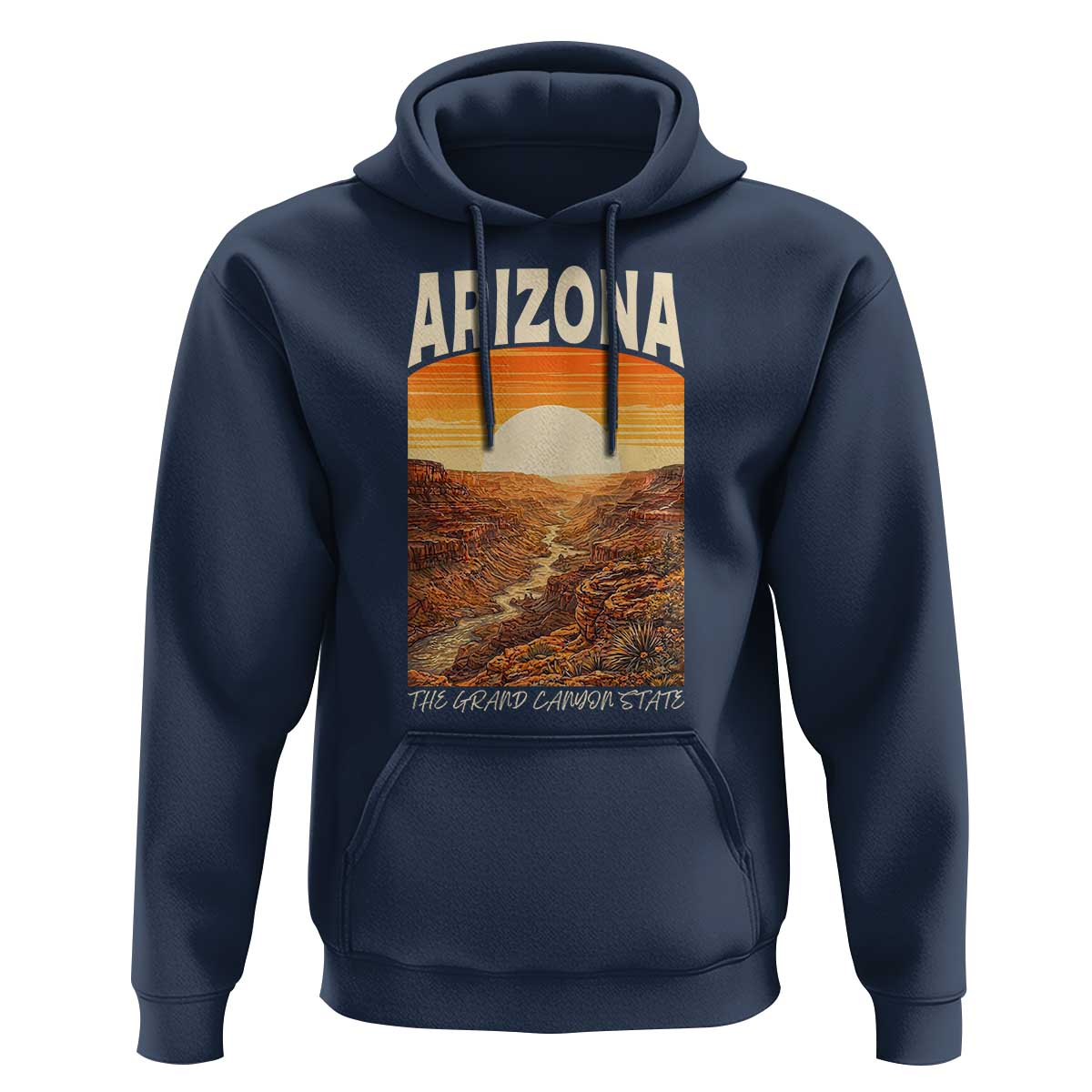 Arizona Souvenir Grand Canyon State Hoodie Saguaro Cactus Road Trip