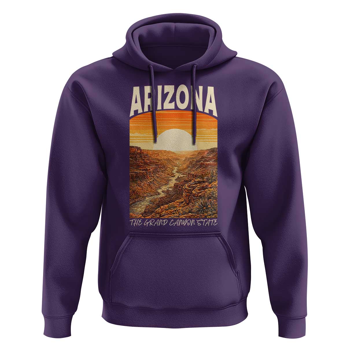 Arizona Souvenir Grand Canyon State Hoodie Saguaro Cactus Road Trip