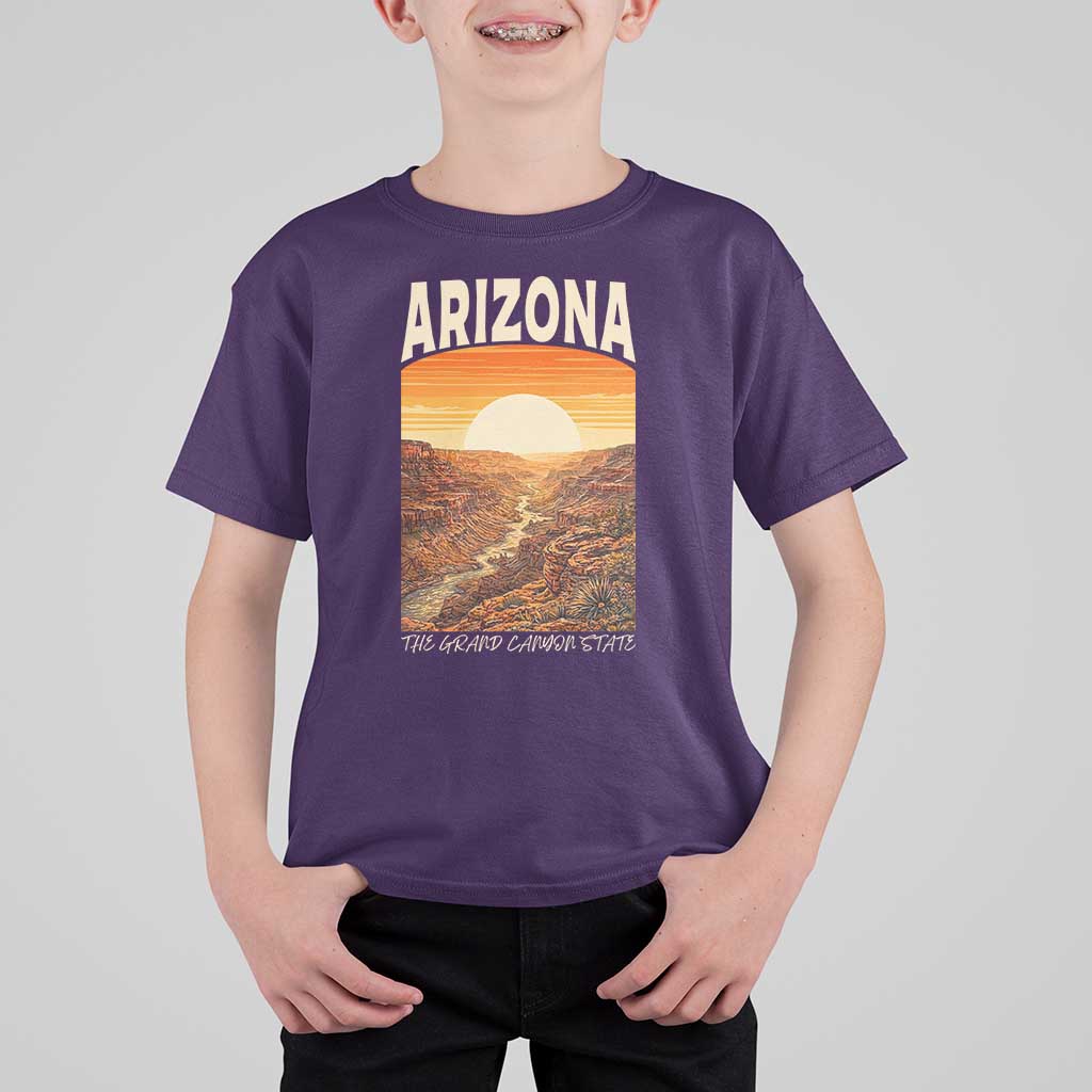 Arizona Souvenir Grand Canyon State T Shirt For Kid Saguaro Cactus Road Trip