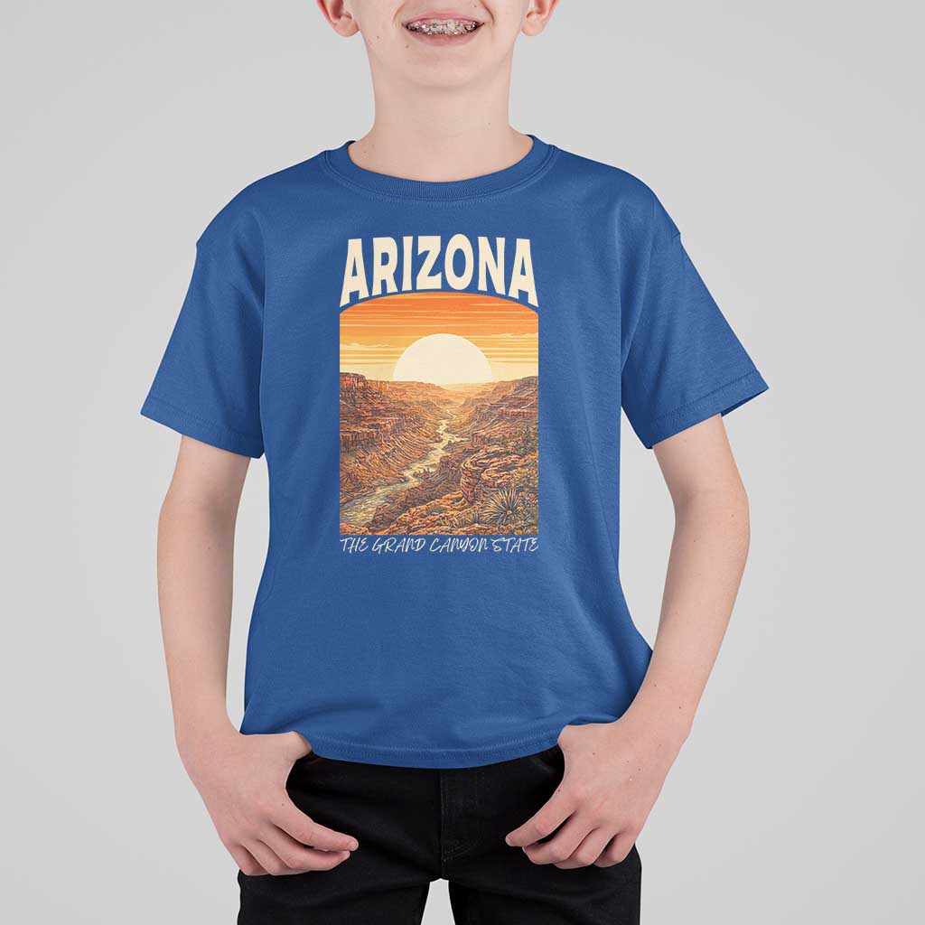 Arizona Souvenir Grand Canyon State T Shirt For Kid Saguaro Cactus Road Trip