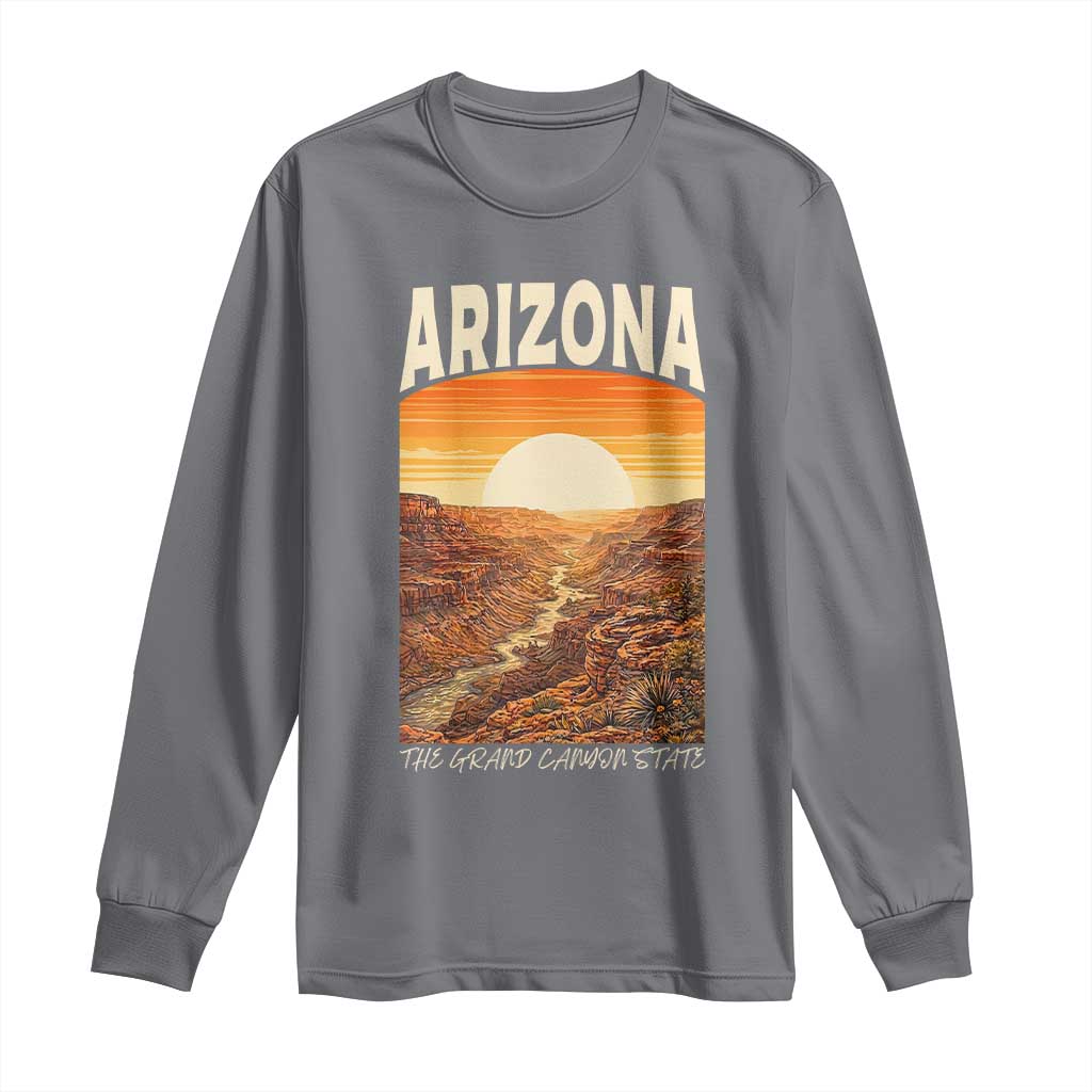 Arizona Souvenir Grand Canyon State Long Sleeve Shirt Saguaro Cactus Road Trip