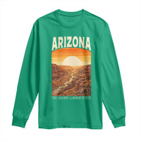 Arizona Souvenir Grand Canyon State Long Sleeve Shirt Saguaro Cactus Road Trip