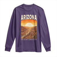 Arizona Souvenir Grand Canyon State Long Sleeve Shirt Saguaro Cactus Road Trip