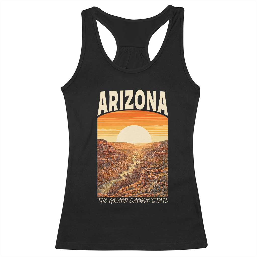 Arizona Souvenir Grand Canyon State Racerback Tank Top Saguaro Cactus Road Trip