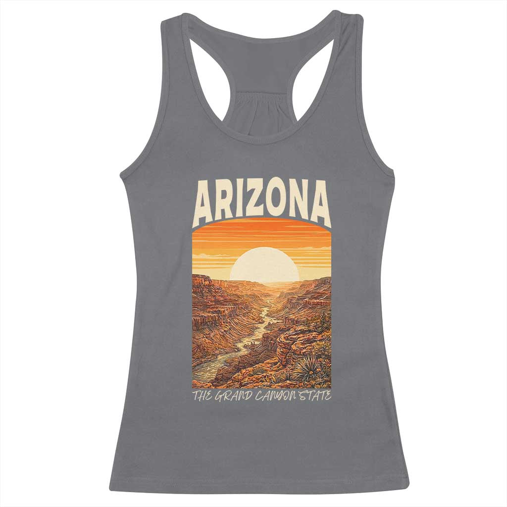 Arizona Souvenir Grand Canyon State Racerback Tank Top Saguaro Cactus Road Trip