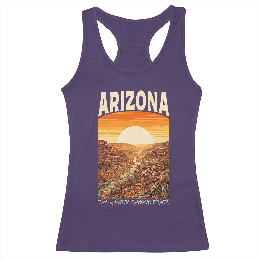 Arizona Souvenir Grand Canyon State Racerback Tank Top Saguaro Cactus Road Trip
