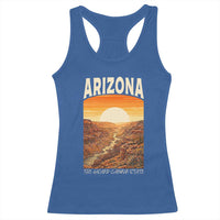 Arizona Souvenir Grand Canyon State Racerback Tank Top Saguaro Cactus Road Trip