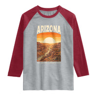 Arizona Souvenir Grand Canyon State Raglan Shirt Saguaro Cactus Road Trip