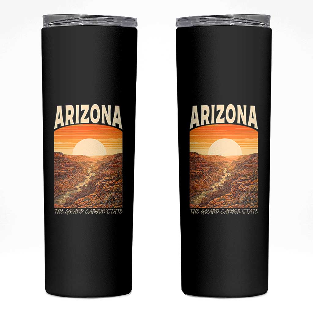 Arizona Souvenir Grand Canyon State Skinny Tumbler Saguaro Cactus Road Trip