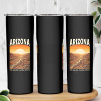 Arizona Souvenir Grand Canyon State Skinny Tumbler Saguaro Cactus Road Trip