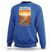 Arizona Souvenir Grand Canyon State Sweatshirt Saguaro Cactus Road Trip