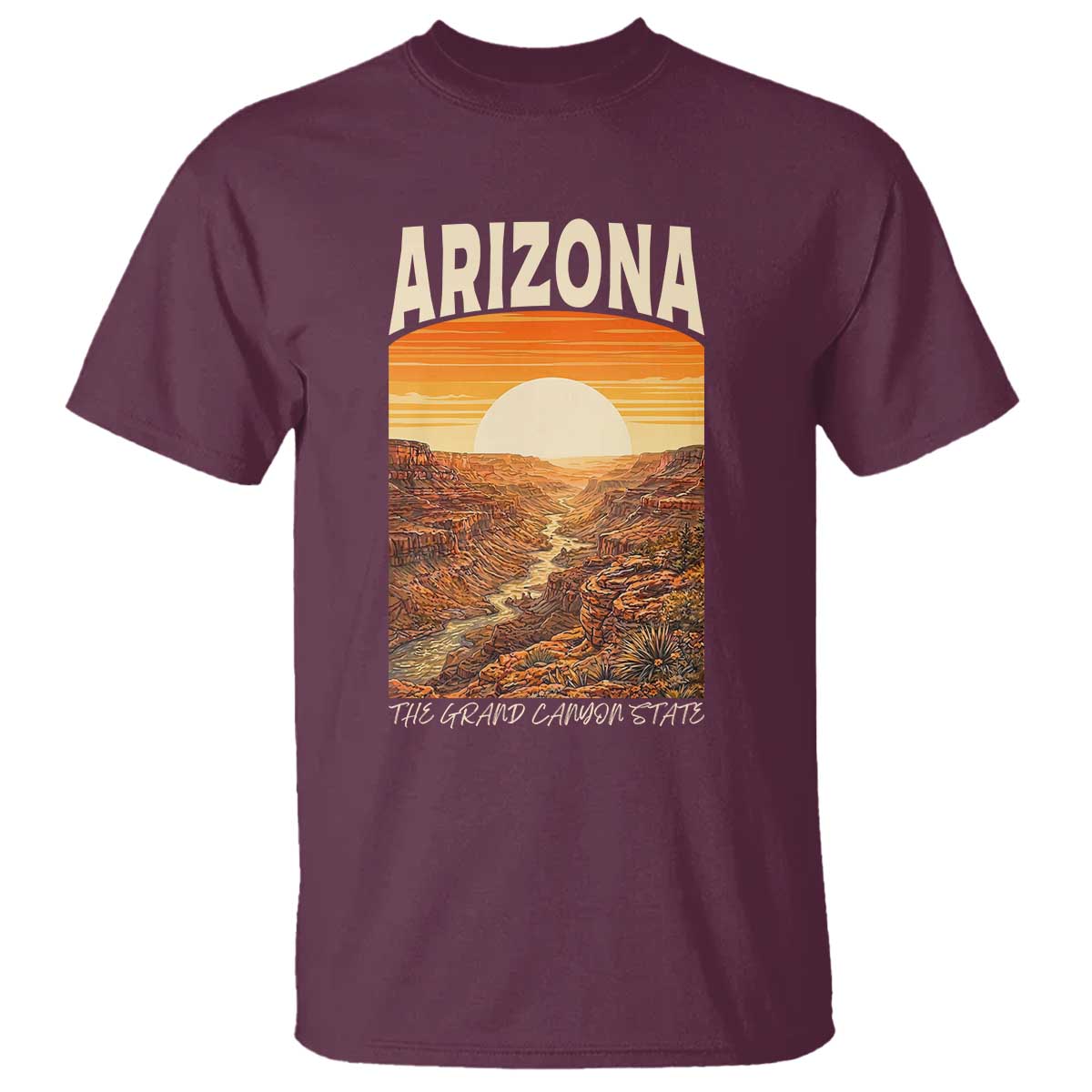 Arizona Souvenir Grand Canyon State T Shirt Saguaro Cactus Road Trip