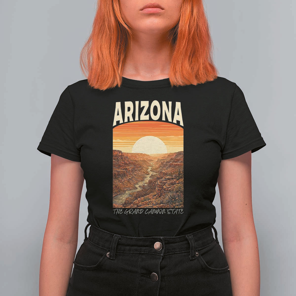 Arizona Souvenir Grand Canyon State T Shirt For Women Saguaro Cactus Road Trip