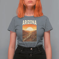 Arizona Souvenir Grand Canyon State T Shirt For Women Saguaro Cactus Road Trip