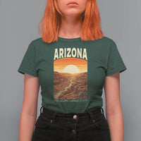 Arizona Souvenir Grand Canyon State T Shirt For Women Saguaro Cactus Road Trip