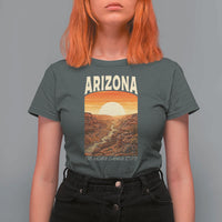 Arizona Souvenir Grand Canyon State T Shirt For Women Saguaro Cactus Road Trip